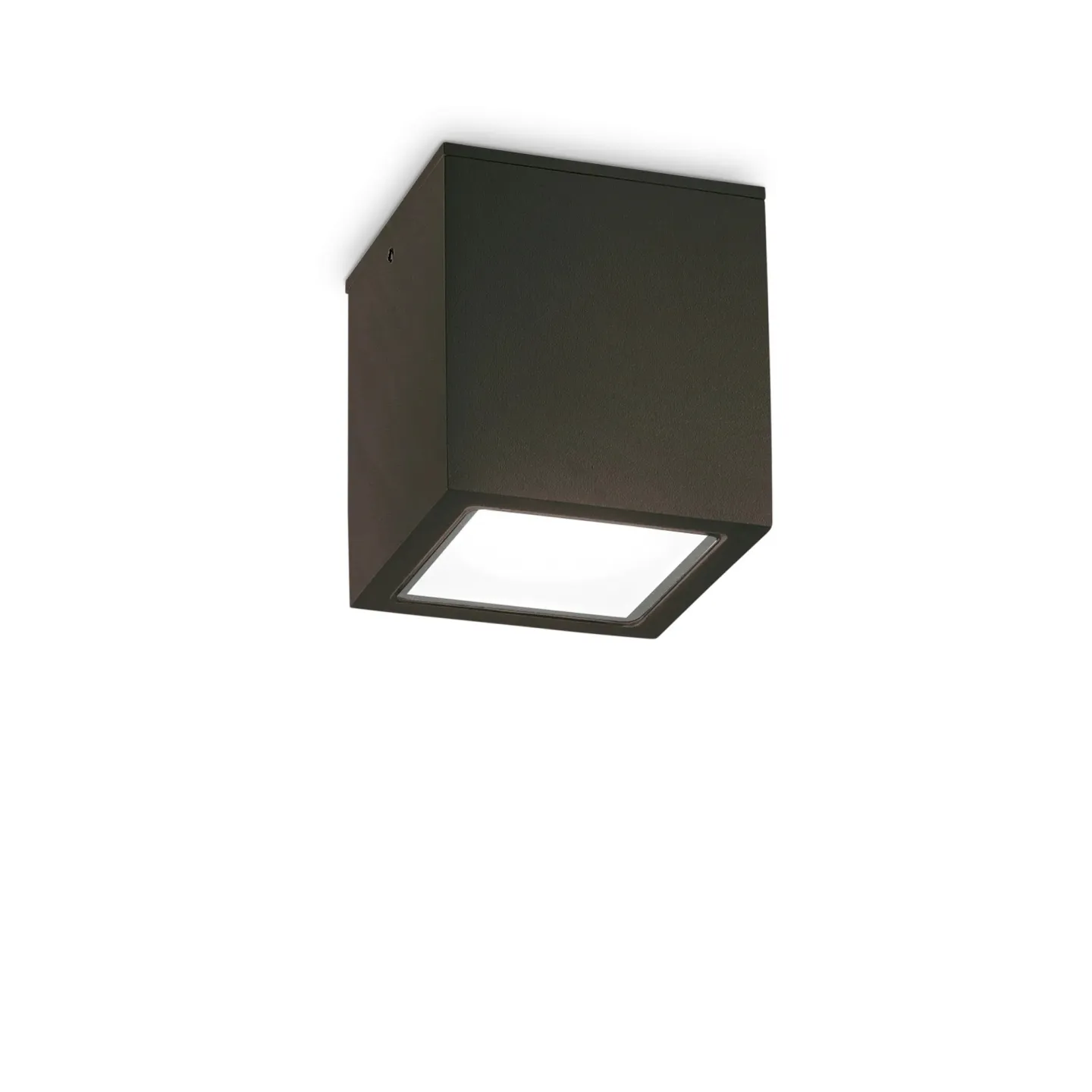 Techo PL1 Square D15 - Ideal Lux - plafon zewnętrzny – kolor Czarny (nr kat. 251530)