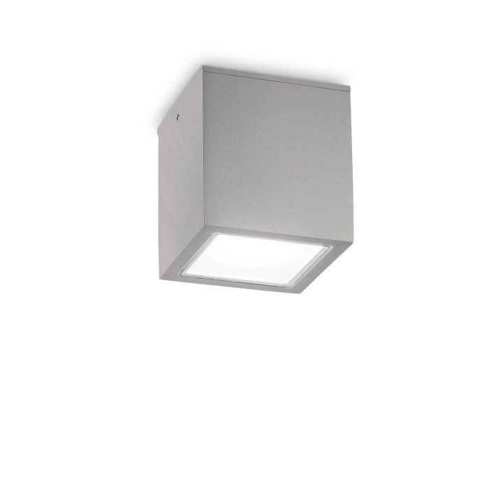 Techo PL1 Square D15 - Ideal Lux - plafon zewnętrzny – kolor Szary (nr kat. 326887)