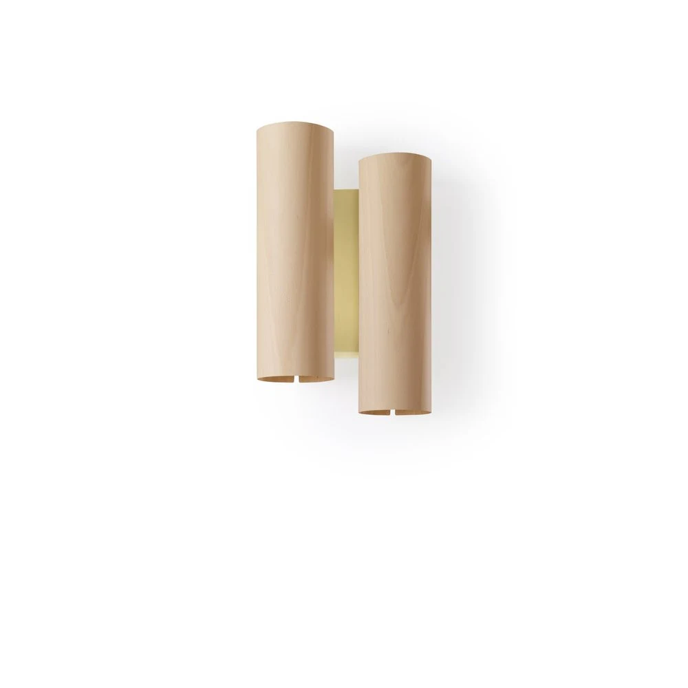 Black Note Duplet - LZF - kinkiet – kolor Buk naturalny (nr kat. BKNT DU A GD LED DIM0-10V 22)