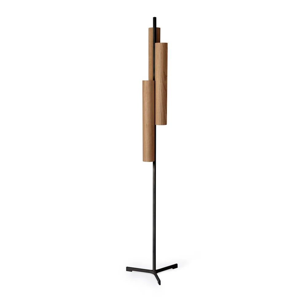 Black Note Triplet - LZF - lampa podłogowa – kolor Wiśnia naturalna (nr kat. BKNT TR P BK LED 21)