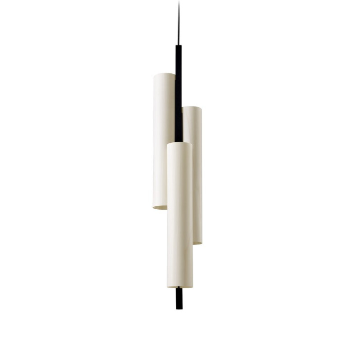 Black Note Triplet - LZF - lampa wisząca – kolor Biel kości słoniowej (nr kat. BKNT TR S BK LED DIMTRIAC 20)