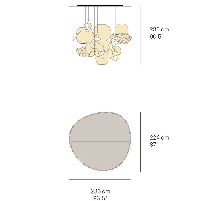 Candelabro - LZF - lampa wisząca – zdjęcie 7
