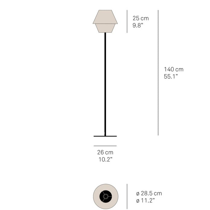 Hotel - LZF - lampa podłogowa – zdjęcie 6