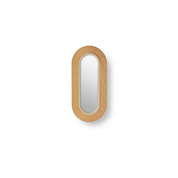 Lens Oval - LZF - kinkiet – kolor Wiśnia naturalna (nr kat. LENS OV A IV LED DIM0-10V 21)