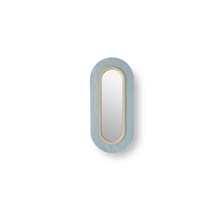 Lens Oval - LZF - kinkiet – kolor Błękit morski (nr kat. LENS OV A IV LED DIM0-10V 34)