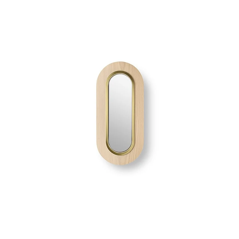 Lens Oval - LZF - kinkiet – kolor Buk naturalny (nr kat. LENS OV A GD LED DIMTRIAC 22)