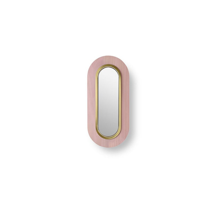 Lens Oval - LZF - kinkiet – kolor Bladoróżowy (nr kat. LENS OV A GD LED DIMTRIAC 33)