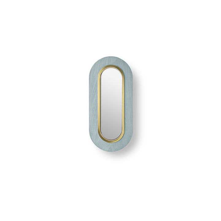 Lens Oval - LZF - kinkiet – kolor Błękit morski (nr kat. LENS OV A GD LED DIMTRIAC 34)