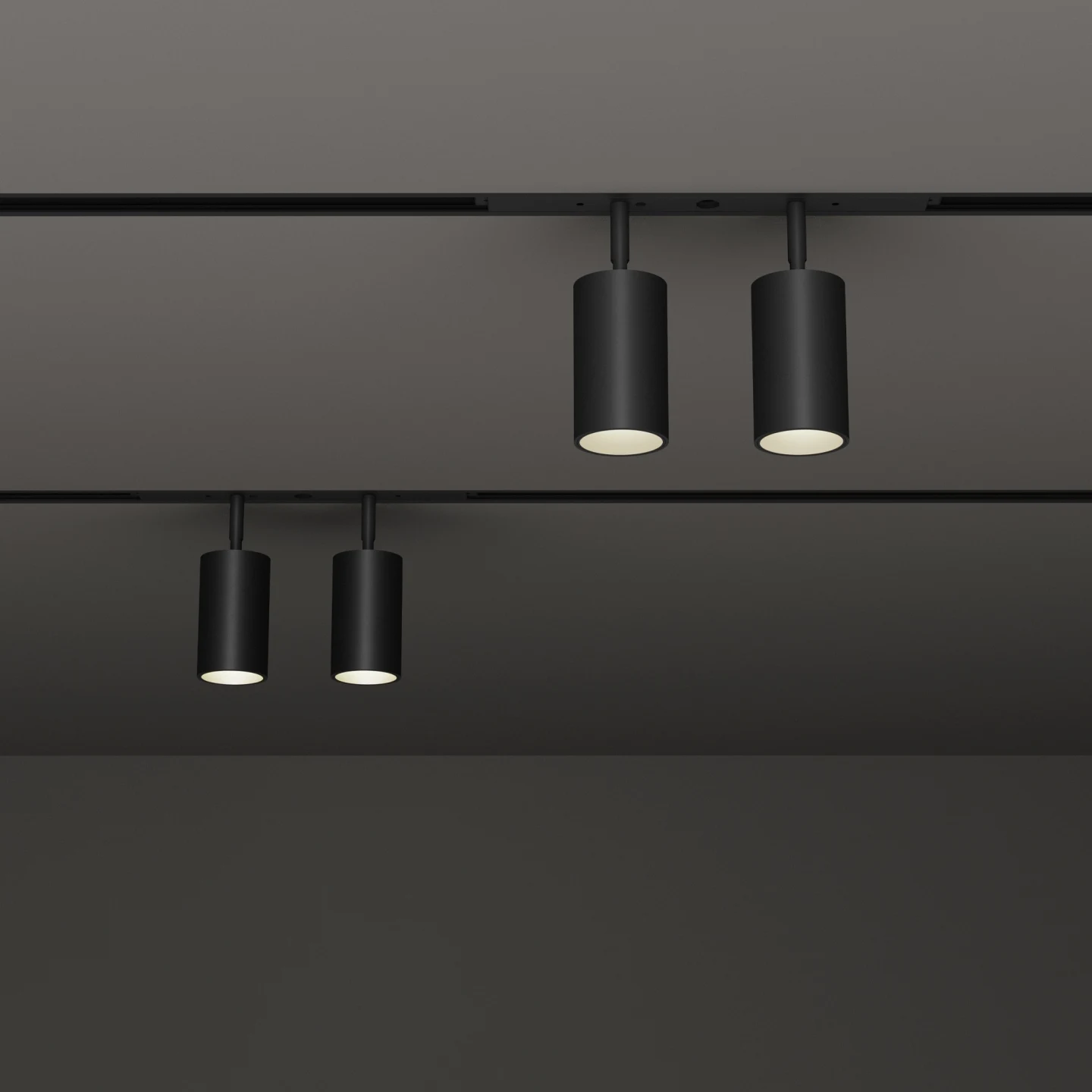 Ego Track Double 16W 3000K On-off - Ideal Lux - moduł systemu szynowego – zdjęcie 2