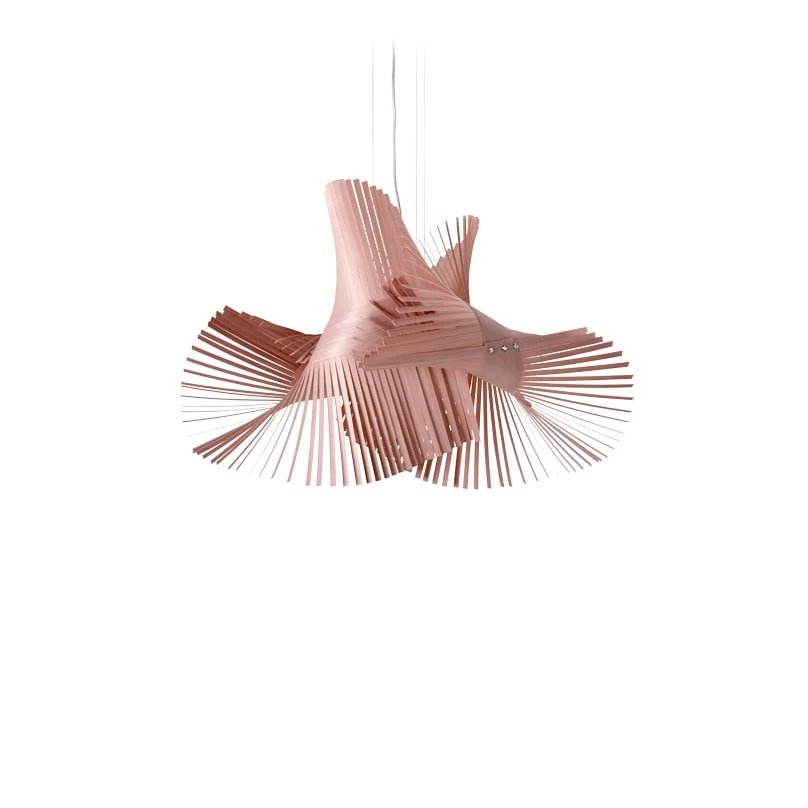 MiniMikado - LZF - lampa wisząca – kolor Bladoróżowy (nr kat. MMIK S 33)