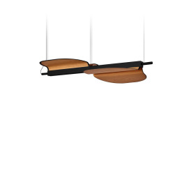Omma - LZF - lampa wisząca – kolor Wiśnia naturalna (nr kat. OM S2 BK LED DIM0-10V 21)