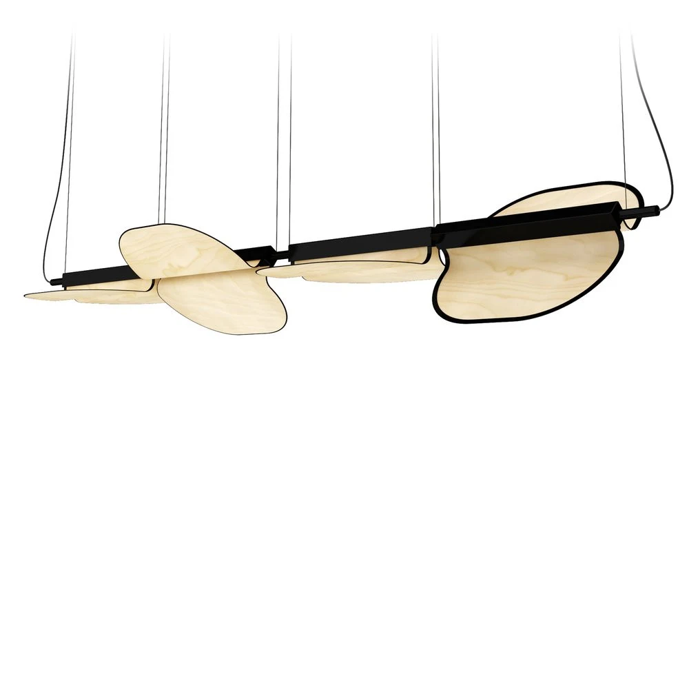 Omma - LZF - lampa wisząca – kolor Biel naturalna (nr kat. OM S2X2 BK LED DIM0-10V 23)