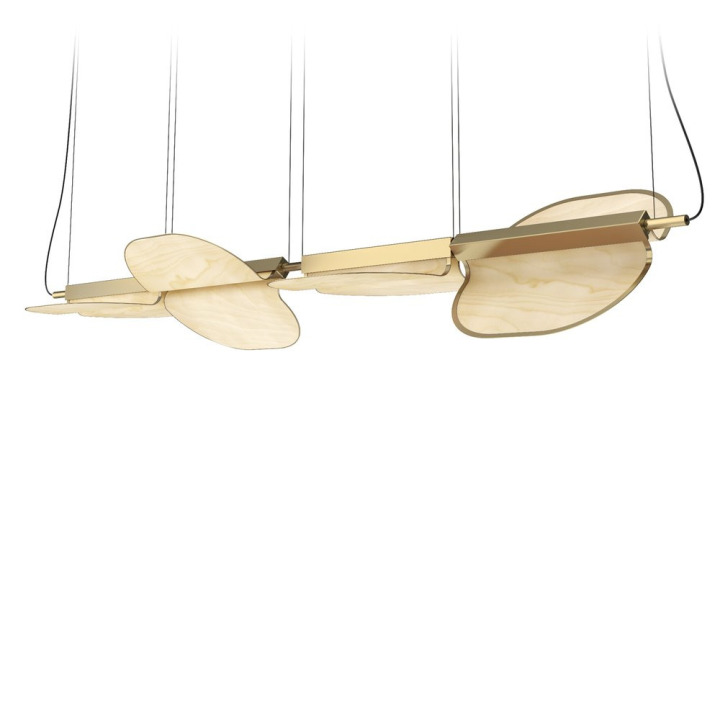 Omma - LZF - lampa wisząca (nr kat. OM S2X2 GD LED DIM0-10V 22)