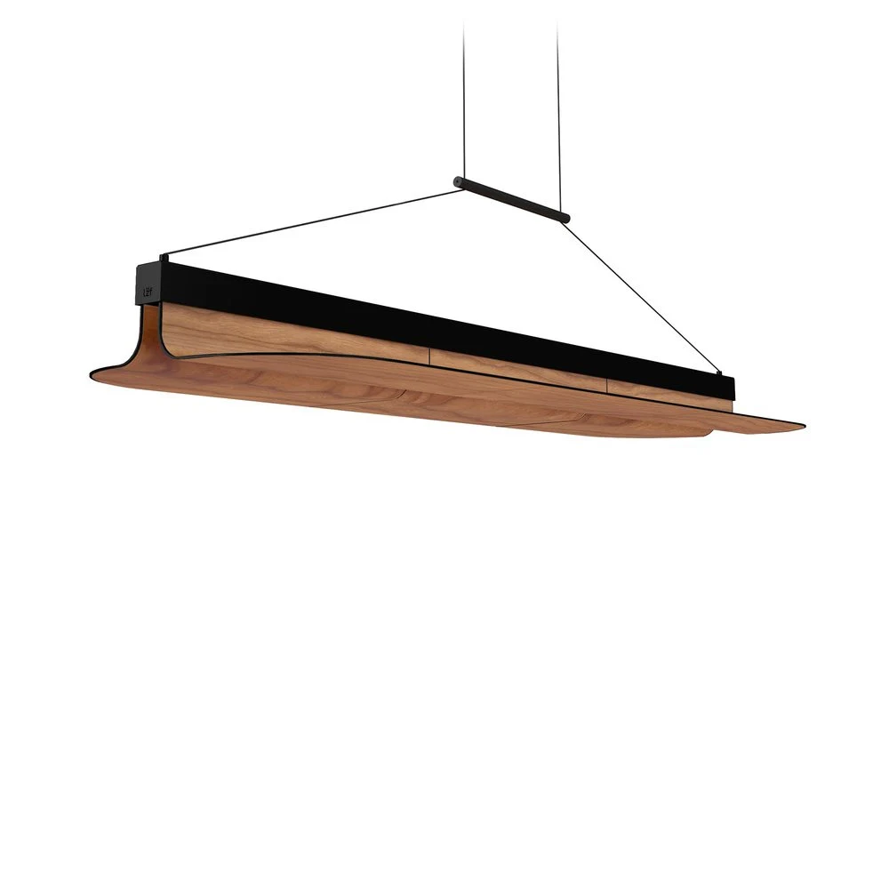 Omma Long Leaf - LZF - lampa wisząca – kolor Wiśnia naturalna (nr kat. OM S120 BK LED DIM0-10V 21)
