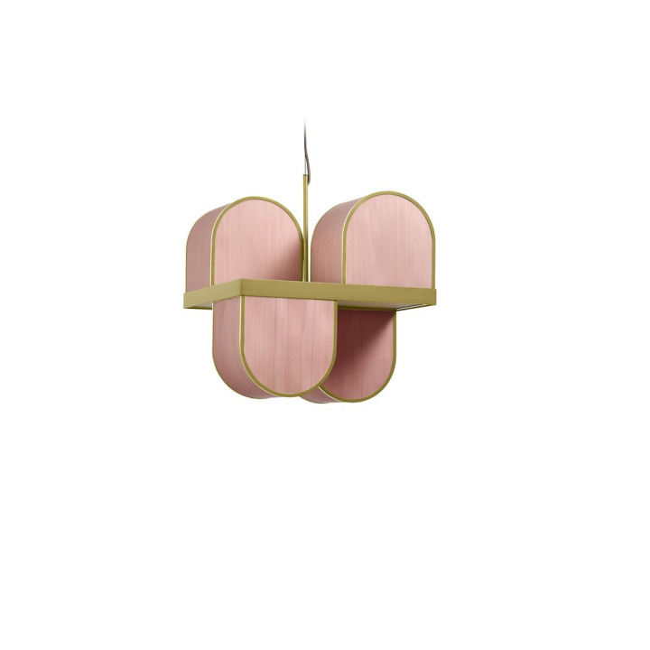Osca Small - LZF - lampa wisząca – kolor Bladoróżowy (nr kat. OSC S GD 33)