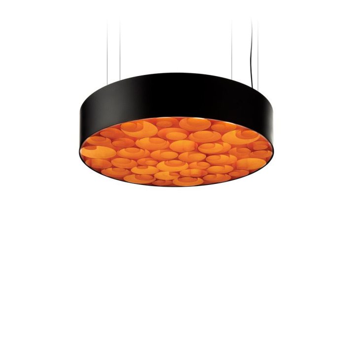 Spiro - LZF - lampa wisząca – kolor Pomarańczowy (nr kat. SPRO SM BK LED DIMTRIAC 25)