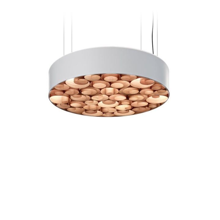 Spiro - LZF - lampa wisząca – kolor Wiśnia naturalna (nr kat. SPRO SM WH LED DIM0-10V 21)