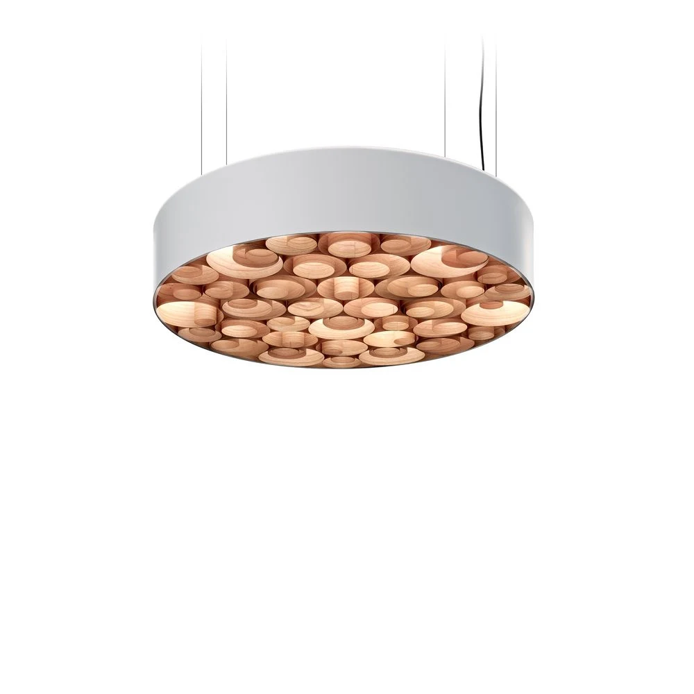 Spiro - LZF - lampa wisząca – kolor Wiśnia naturalna (nr kat. SPRO SM WH LED DIM0-10V 21)