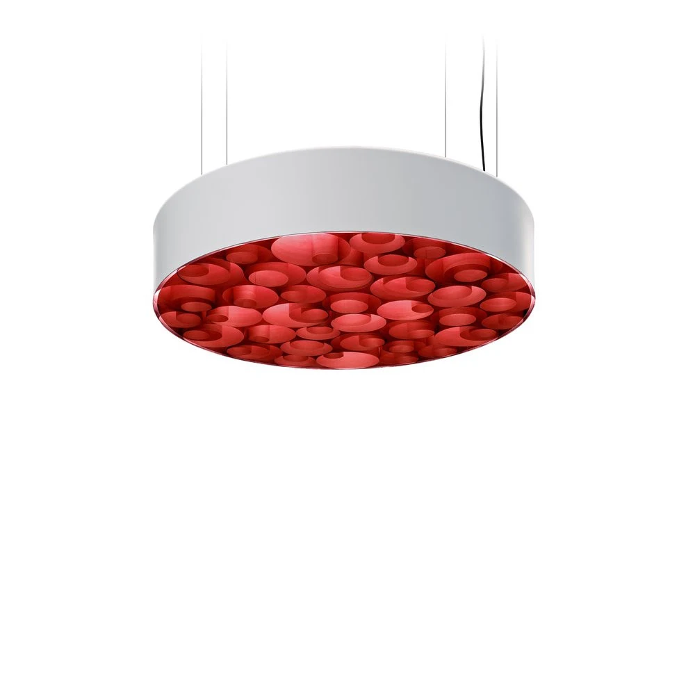 Spiro - LZF - lampa wisząca – kolor Czerwony (nr kat. SPRO SM WH LED DIM0-10V 26)