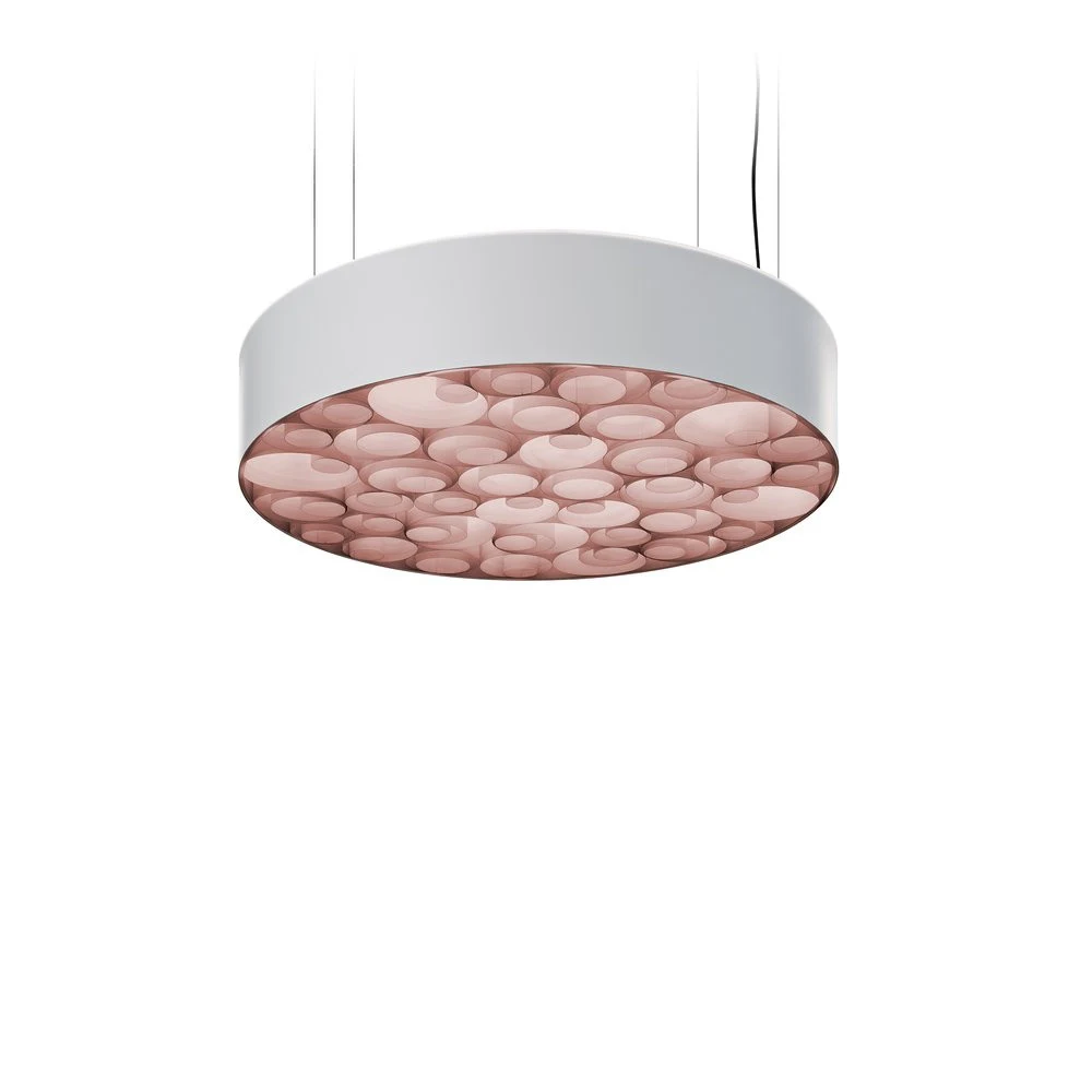 Spiro - LZF - lampa wisząca – kolor Bladoróżowy (nr kat. SPRO SM WH LED DIM0-10V 33)