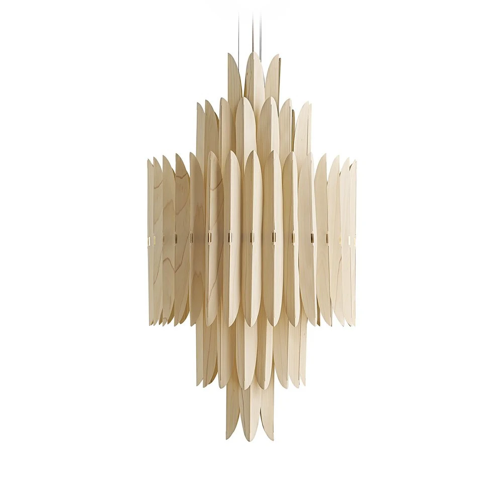 Voliere - LZF - lampa wisząca – kolor Biel naturalna (nr kat. VOLR S GD 20)