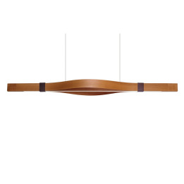 Woodstraps - LZF - lampa wisząca – kolor Wiśnia naturalna (nr kat. WSTR S LED DIMTRIAC 21)