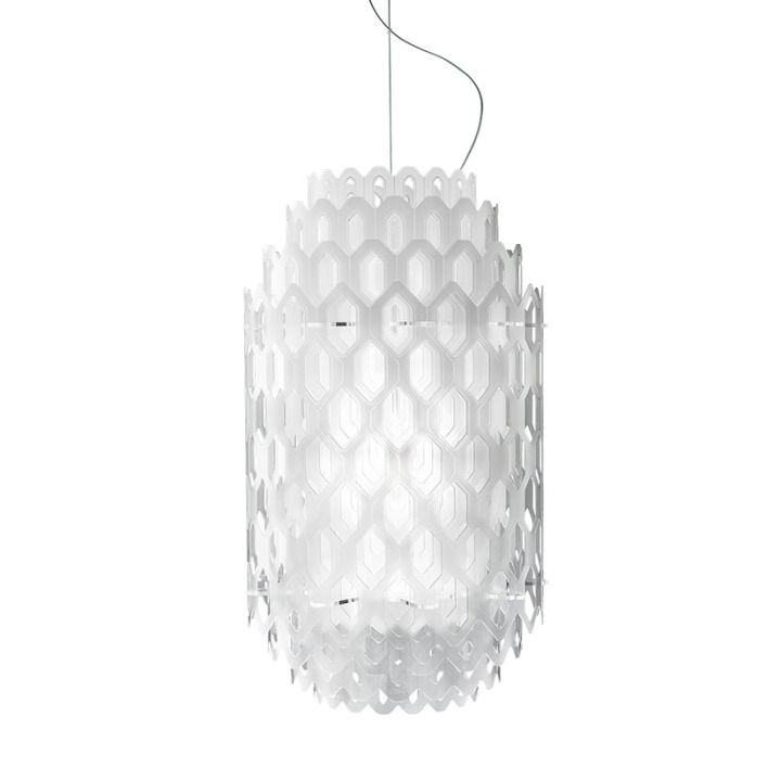 Chantal Suspension - Slamp - lampa wisząca – kolor Biały (nr kat. CHNSS00WHT01T00E27EU)
