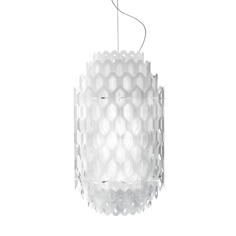 Chantal Suspension - Slamp - lampa wisząca – kolor Biały (nr kat. CHNSS00WHT01T00E27EU)