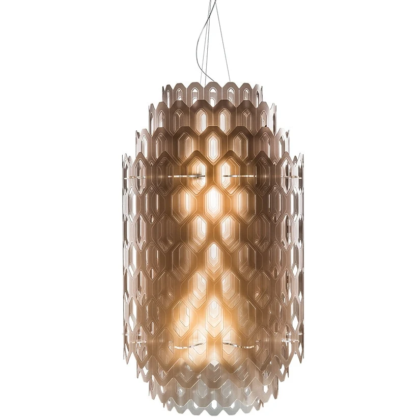 Chantal Suspension - Slamp - lampa wisząca – kolor Pomarańczowy (nr kat. CHNSS00ORG06T00E27EU)