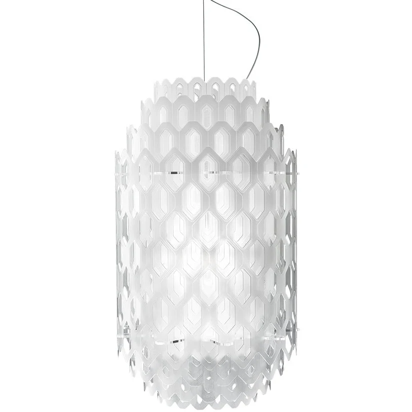 Chantal Suspension - Slamp - lampa wisząca – kolor Biały (nr kat. CHNSS00WHT06T00E27EU)