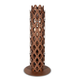 Charlotte Outdoor Bollard - Slamp - słupek ogrodowy – kolor corten (nr kat. CHRBM00CRT000LDOUDEU)