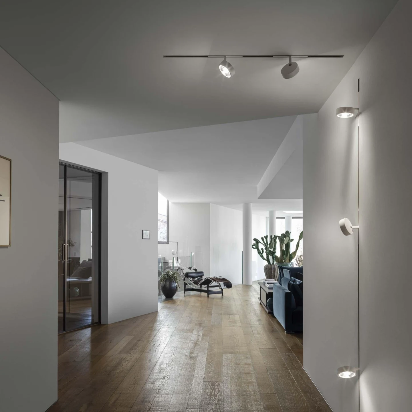 Ego Track Flat Single 09W 3000K DALI - Ideal Lux - moduł systemu szynowego – zdjęcie 2