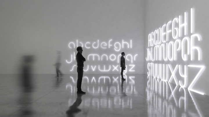 Alphabet of Light Letters - Artemide - lampa zewnętrzna – zdjęcie 4