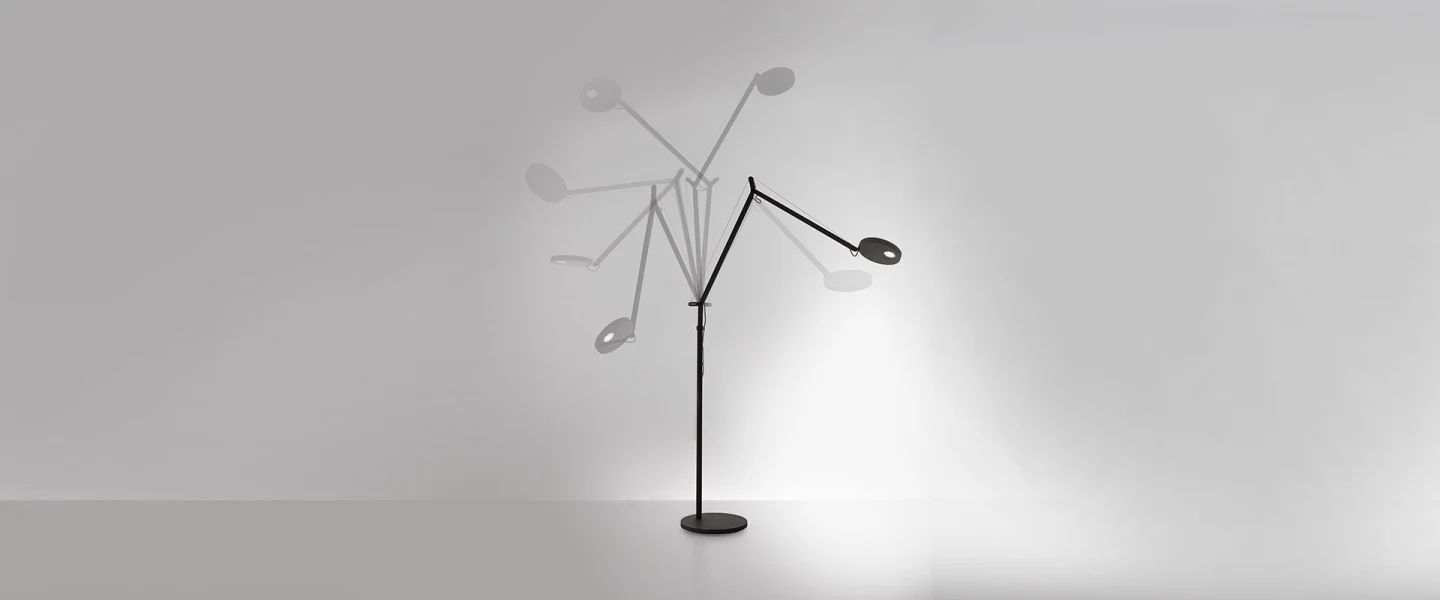 Demetra Reading Floor - Artemide - lampa podłogowa – zdjęcie 3