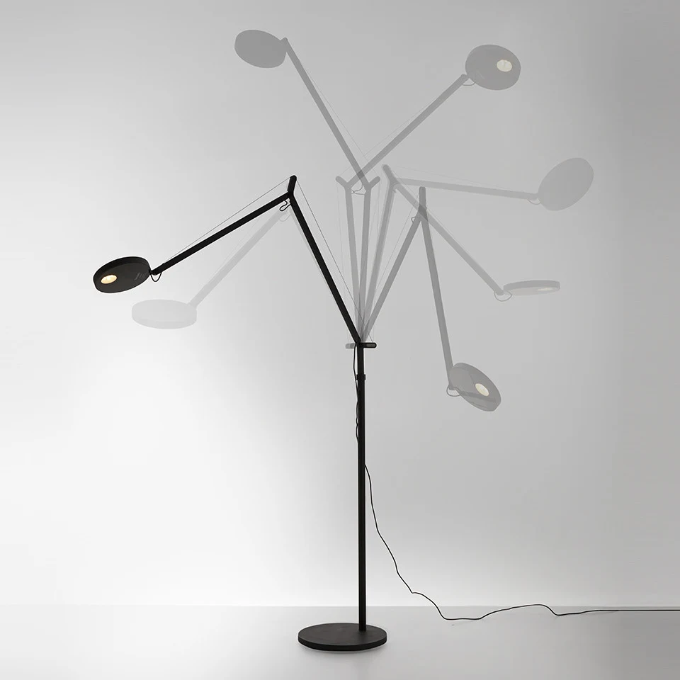 Demetra Reading Floor - Artemide - lampa podłogowa – kolor Antracytowy (nr kat. 1734W10A)
