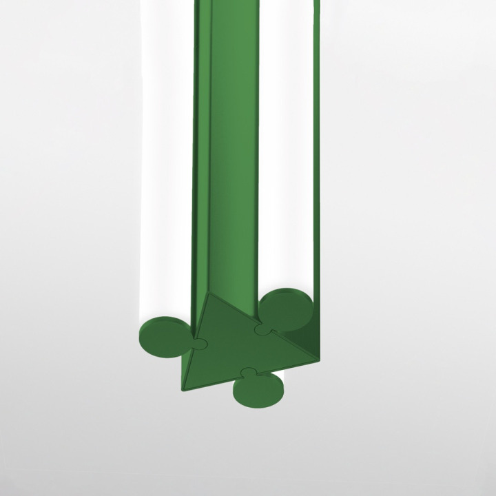 Dreispitz - Artemide - lampa zewnętrzna – kolor Zielony (nr kat. 1858010A)