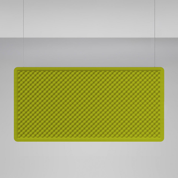 Eggboard Baffle - Artemide - lampa wisząca – kolor Zielony (nr kat. AZ30051)
