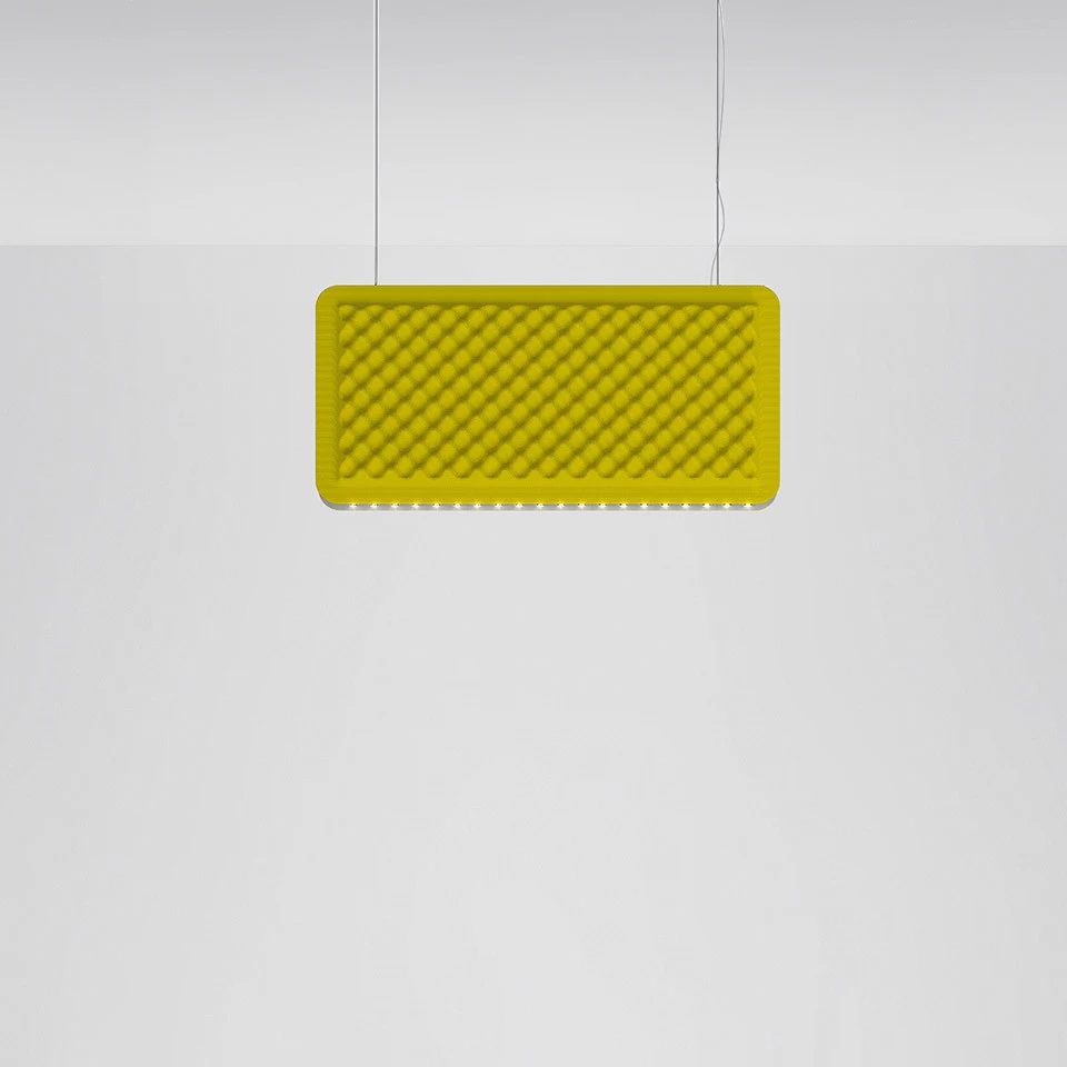 Eggboard Baffle - Artemide - lampa wisząca – kolor Zielony (nr kat. AZ11251)