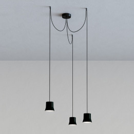 Giò light cluster - Artemide - lampa wisząca – kolor Czarny (nr kat. 0232520A)