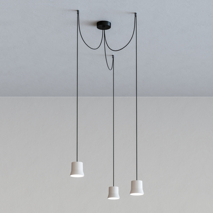 Giò light cluster - Artemide - lampa wisząca – kolor Biały (nr kat. 0232510A)