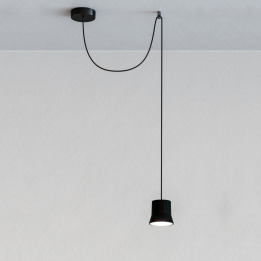 Giò light decentrata - Artemide - lampa wisząca – kolor Czarny (nr kat. 0231520A)