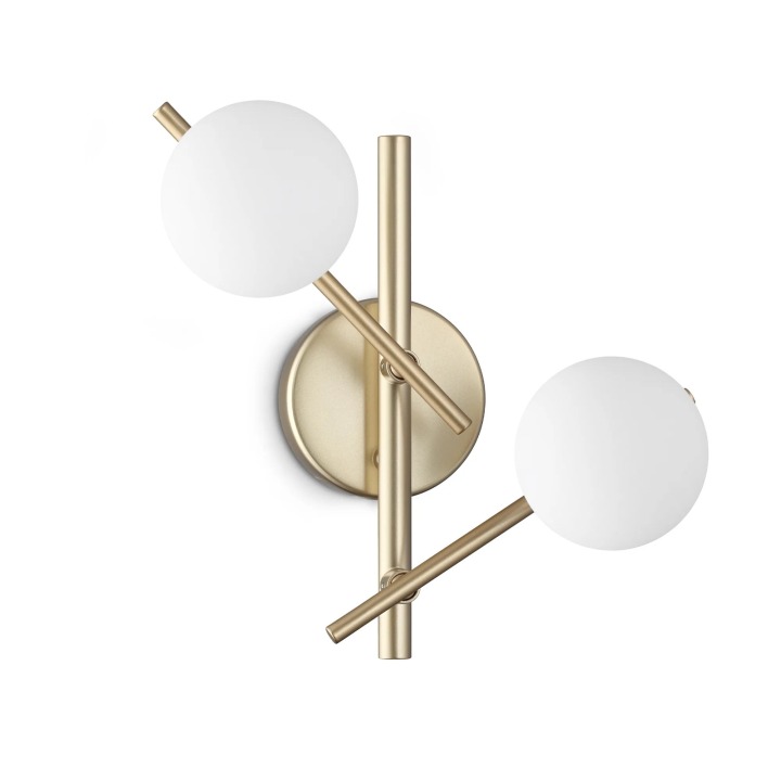 Atlas AP2 - Ideal Lux - kinkiet – kolor Złoty (nr kat. 365084)