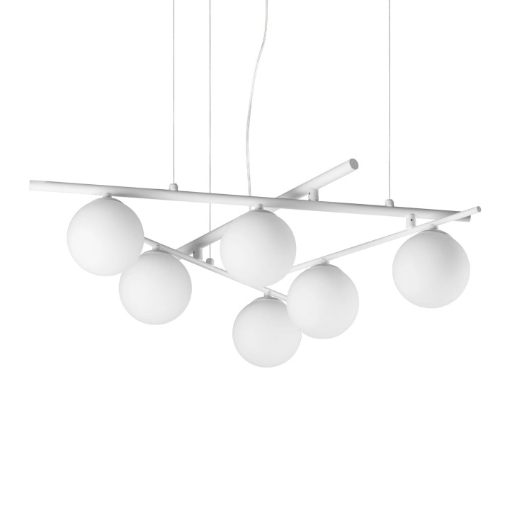 Atlas SP6 - Ideal Lux - lampa wisząca – kolor Biały (nr kat. 352053)