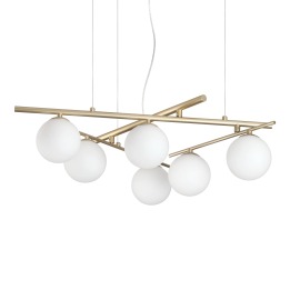 Atlas SP6 - Ideal Lux - lampa wisząca – kolor Złoty (nr kat. 365121)