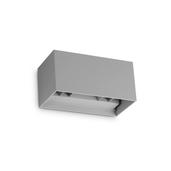 Atom AP D20 4000K - Ideal Lux - kinkiet zewnętrzny – kolor Szary (nr kat. 366890)