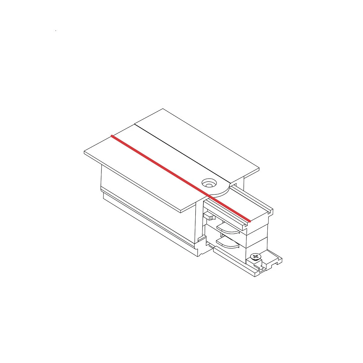 CTLS RECESSED POWER END CAP RIGHT PE-R) - Nowodvorski – zdjęcie 3
