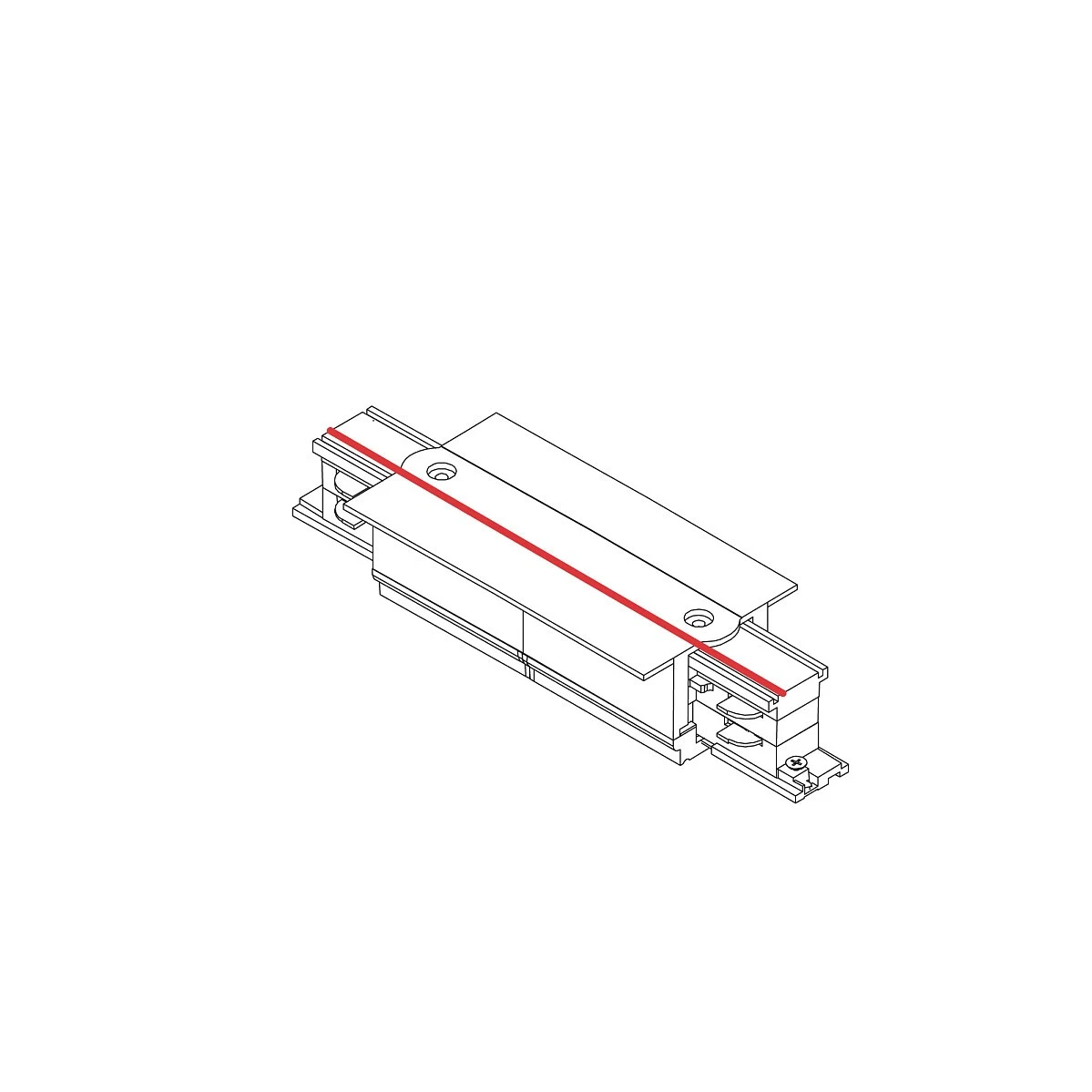 CTLS RECESSED POWER STRAIGHT CONNECTOR - Nowodvorski – zdjęcie 3