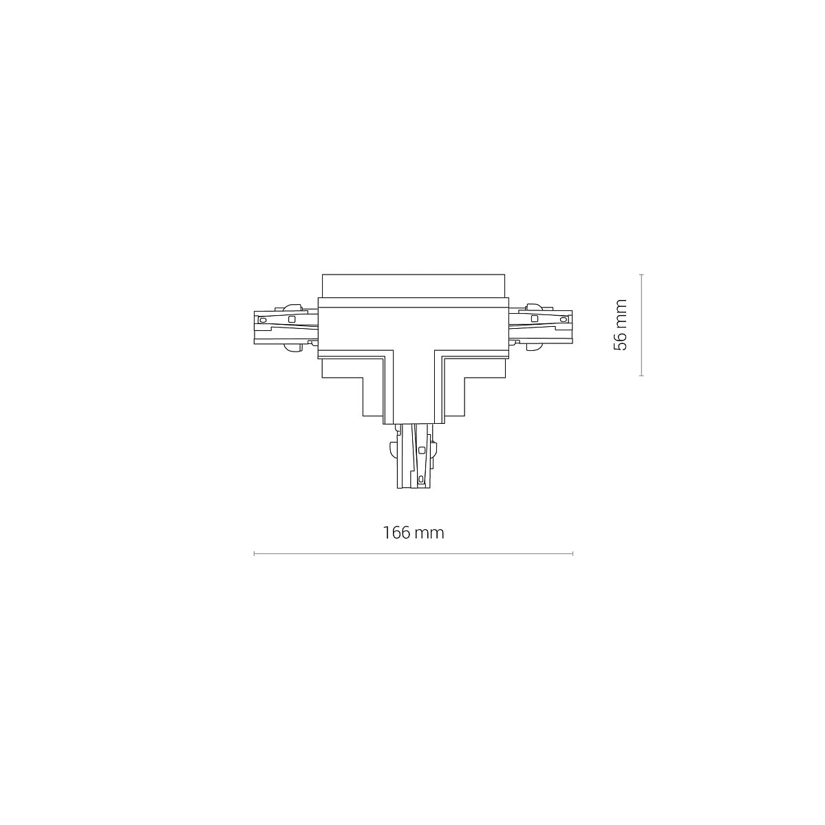 CTLS RECESSED POWER T CONNECTOR RIGHT 2 T-R2 - Nowodvorski – zdjęcie 5